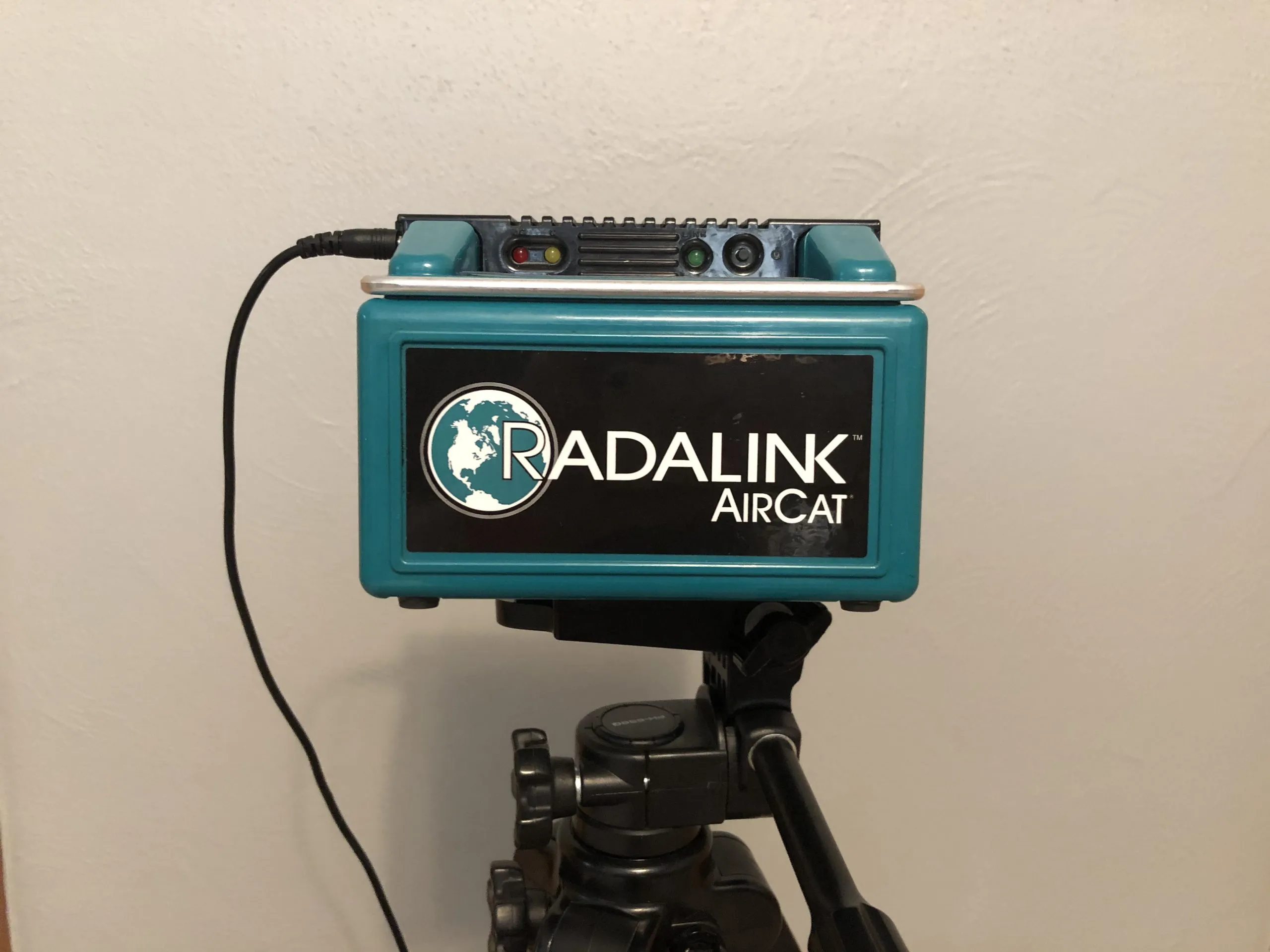 A continuous radon monitor set up for testing